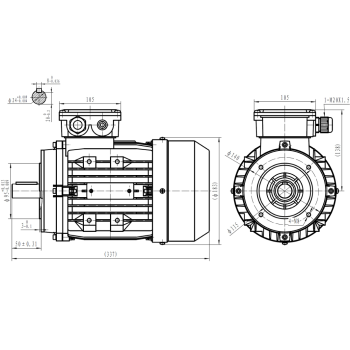 Silnik elektryczny 2,2kW 2800 obr/min. 90B14